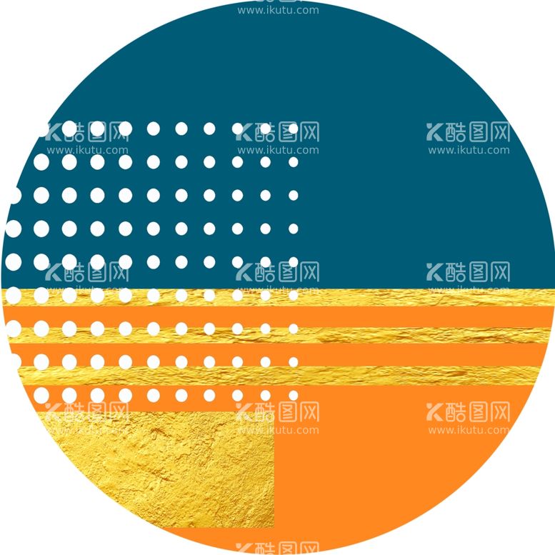 编号：35401312031526054413【酷图网】源文件下载-几何简约圆形挂画装饰画