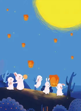 插画素材水瓶动漫动自然