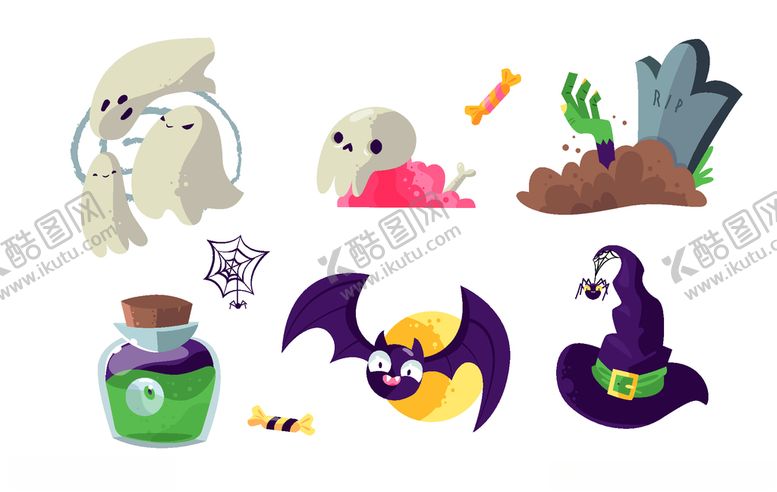 编号：29111309151525384007【酷图网】源文件下载-万圣节元素