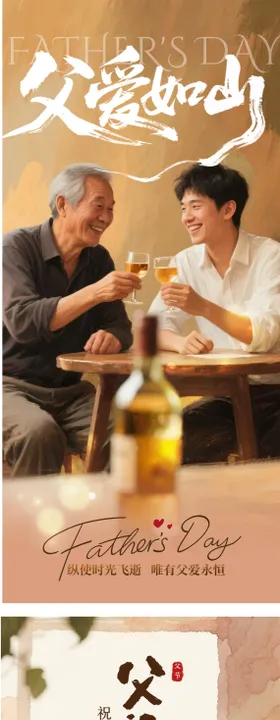父亲节白酒海报