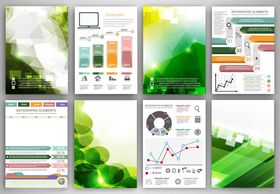 绿色清新商务PPT模板