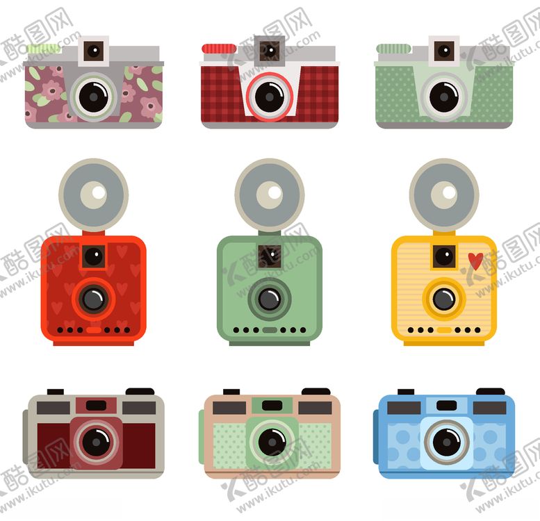 编号：21798610301127023562【酷图网】源文件下载-卡通照相机