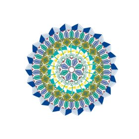 圆形花纹图案