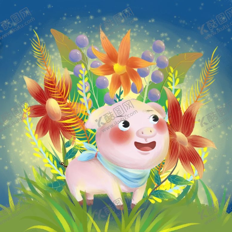 编号：66982209261046251038【酷图网】源文件下载-生肖猪