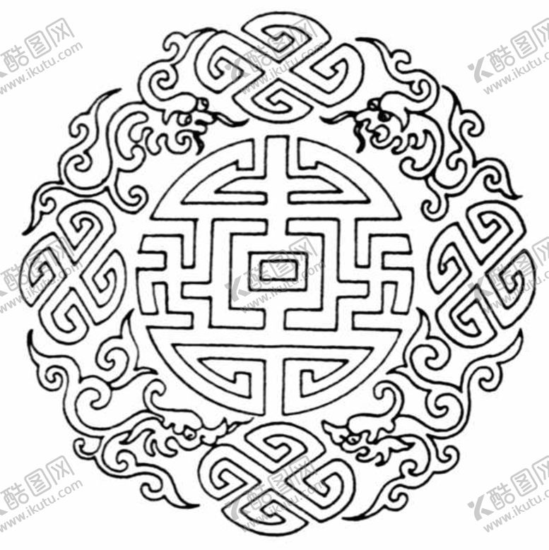 编号：95835605020913113378【酷图网】源文件下载-中式花边图案