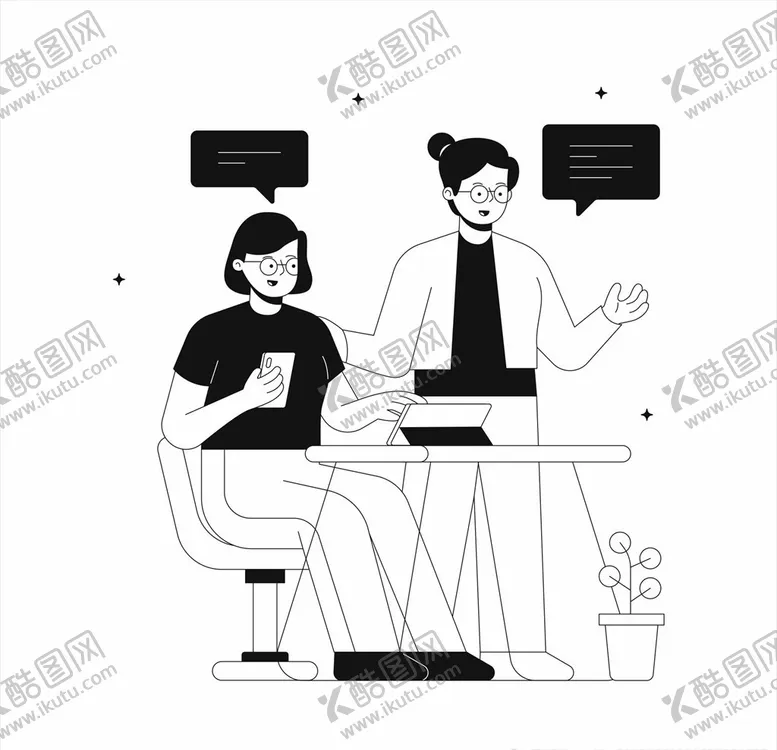 编号：70358205050210297836【酷图网】源文件下载-商务插画