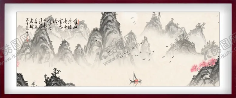 编号：81458812010836232293【酷图网】源文件下载-水墨山水背景