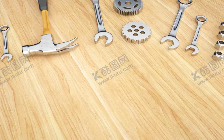 编号：86202701302355533615【酷图网】源文件下载-C4D工业风修理工具