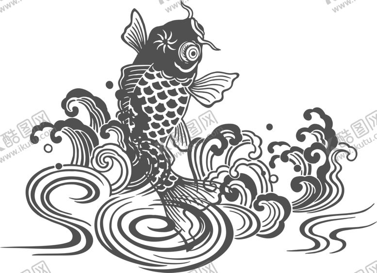 编号：59968007071209047144【酷图网】源文件下载-鱼跃龙门