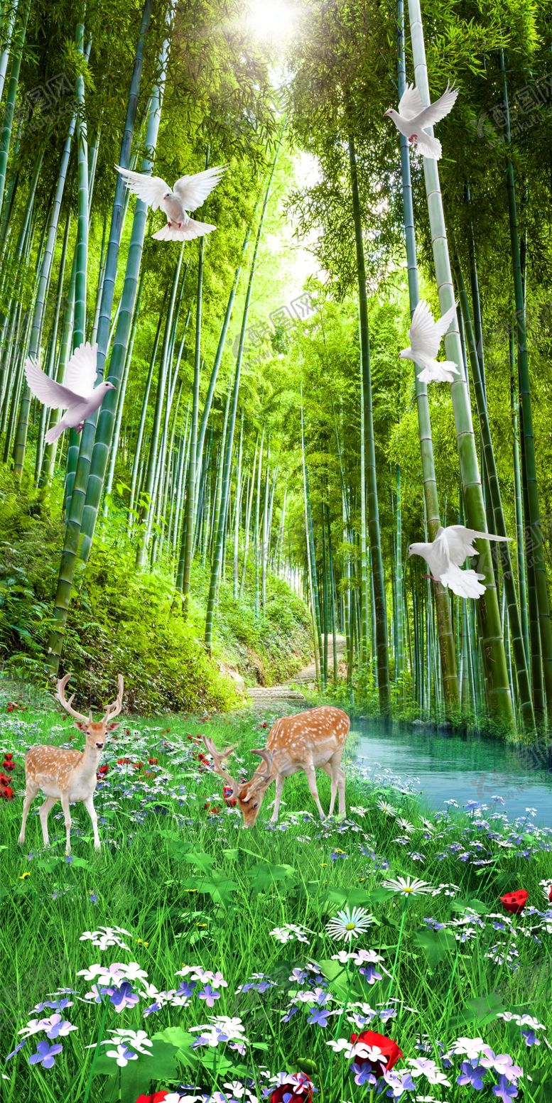 编号：40248710301127424571【酷图网】源文件下载-竹海