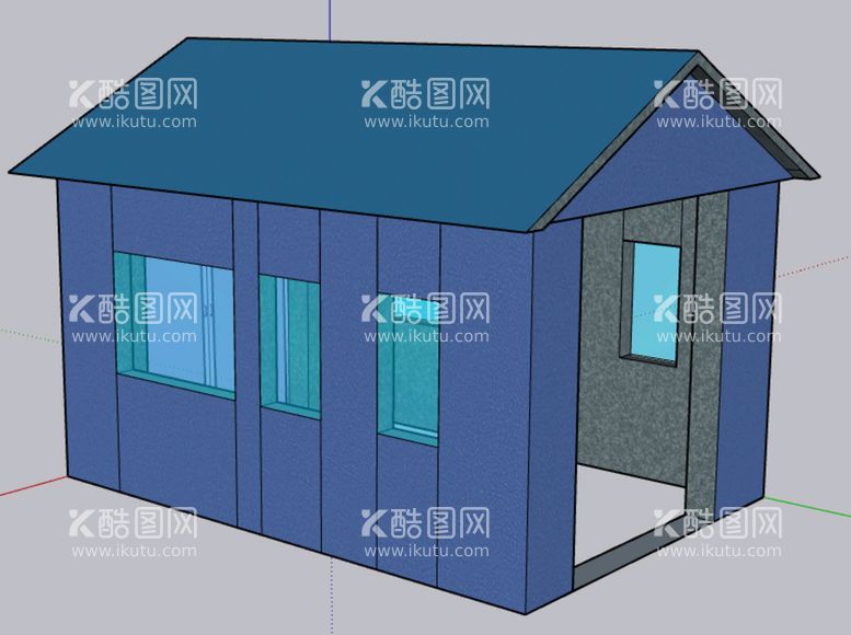 编号：44127312212107052697【酷图网】源文件下载-SU素材 小房子
