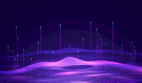炫酷线条科技光线商务元素海报