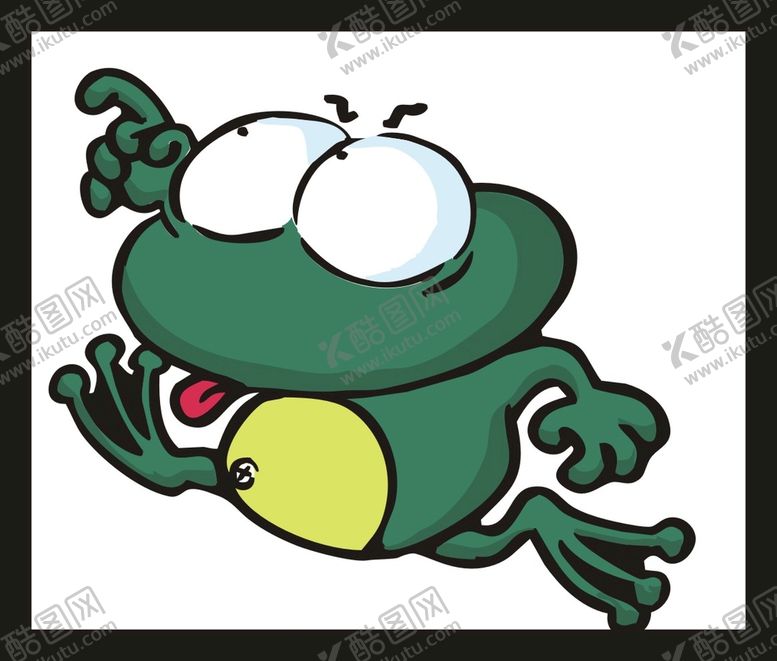编号：44916910170100436892【酷图网】源文件下载-手绘卡通青蛙