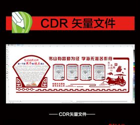 校园文化墙书山有路勤为径
