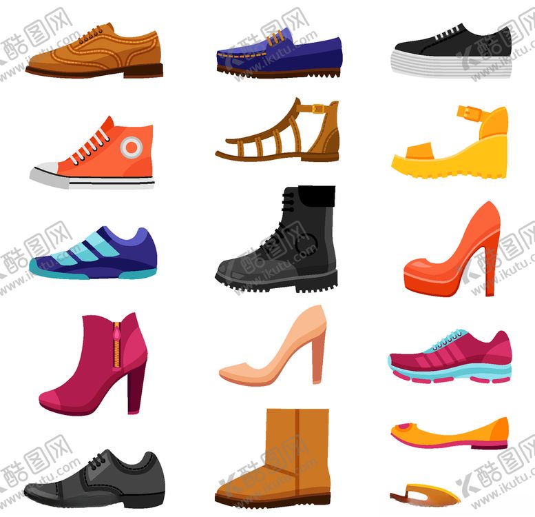 编号：20414309202040467965【酷图网】源文件下载-卡通鞋子