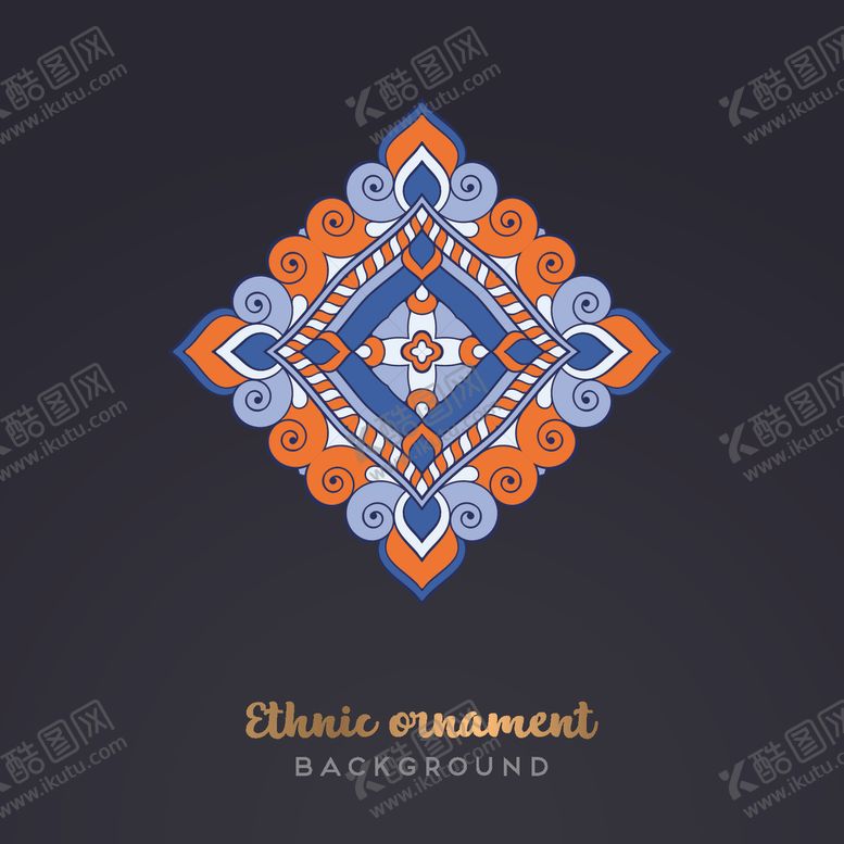 编号：72939810101759137977【酷图网】源文件下载-复古民族花纹