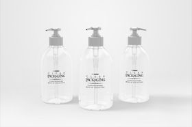 透明化妆品瓶样机