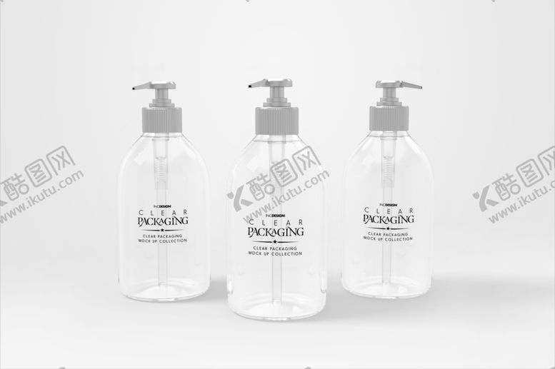 编号：58344710301745189669【酷图网】源文件下载-透明化妆品瓶样机