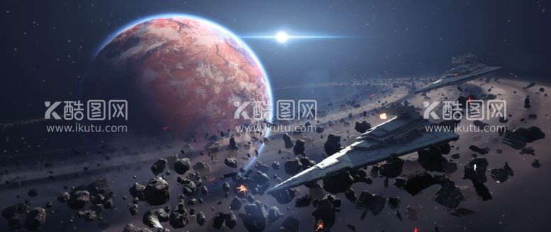 编号：26002703191310414622【酷图网】源文件下载-星球大战科幻电影壁纸海报