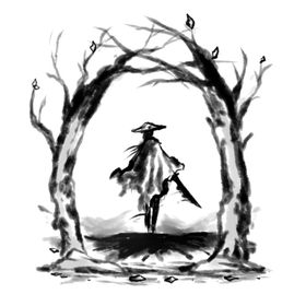 水墨武侠人物