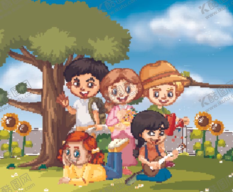 编号：49075709211329019795【酷图网】源文件下载-卡通儿童