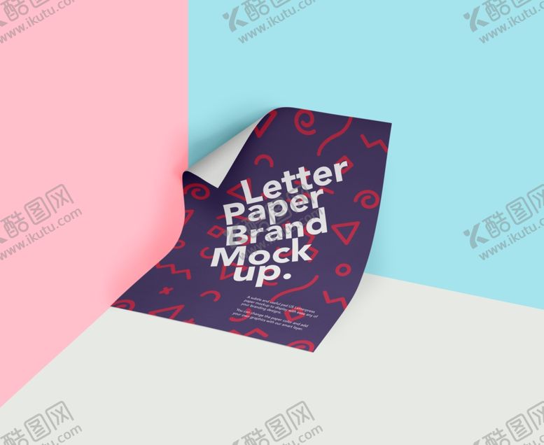 编号：93687309292214456715【酷图网】源文件下载-A4单页样机