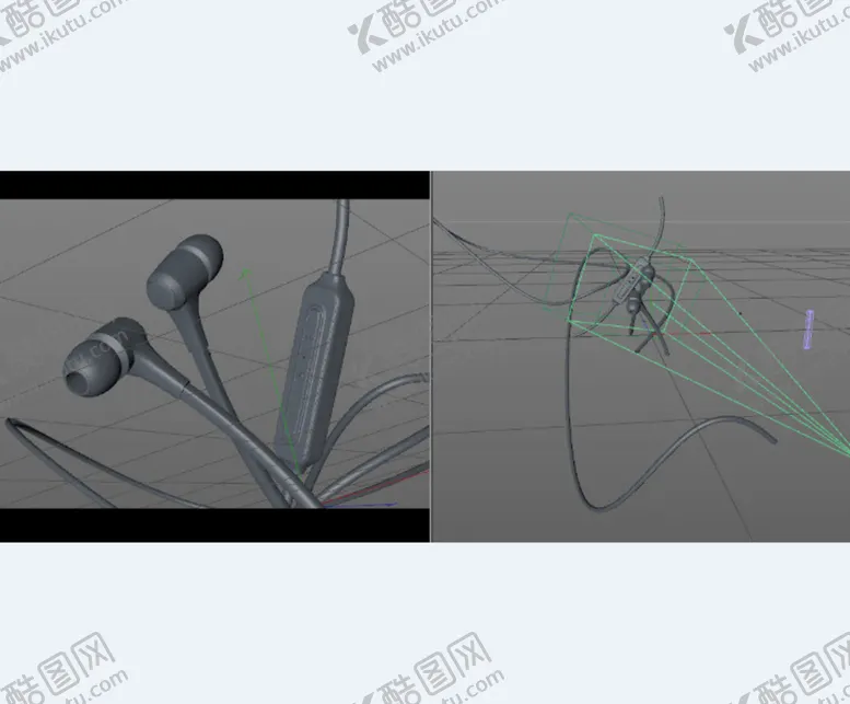 编号：31444702030702374404【酷图网】源文件下载-C4D模型耳机