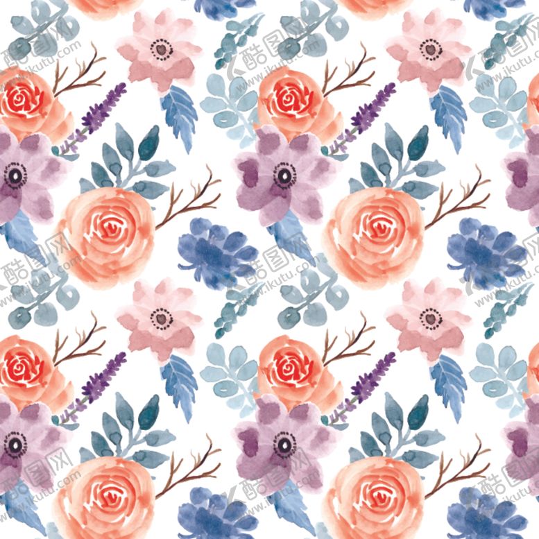 编号：36465210260805147817【酷图网】源文件下载-花卉底纹