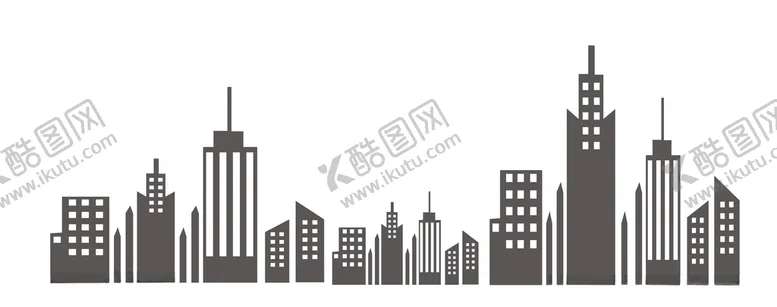 编号：45277206271155429763【酷图网】源文件下载-城市建筑剪影