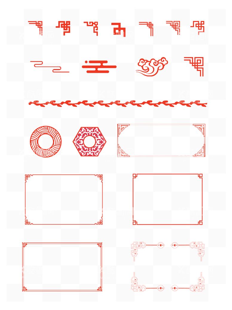 编号：60983209200143347168【酷图网】源文件下载-中国风边框