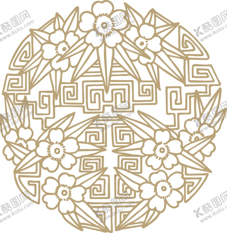 编号：45191309091402499198【酷图网】源文件下载-古典图案纹样