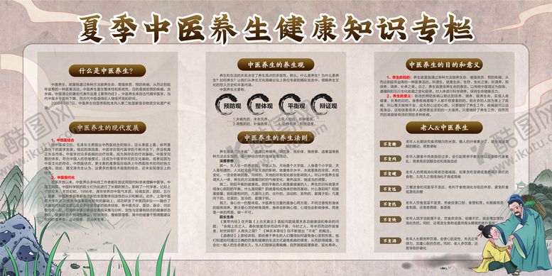 编号：81945010082308043951【酷图网】源文件下载-夏季中医养生健康知识专栏