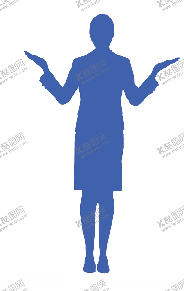 编号：34063906180124106456【酷图网】源文件下载-商业人物剪影