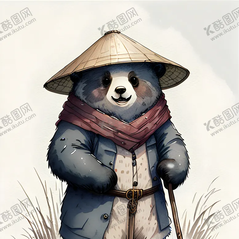 编号：36331401261403294628【酷图网】源文件下载-插画熊猫