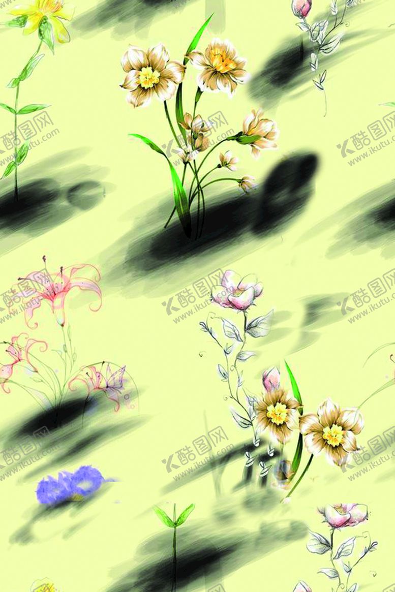 编号：63940709180124483871【酷图网】源文件下载-手绘花