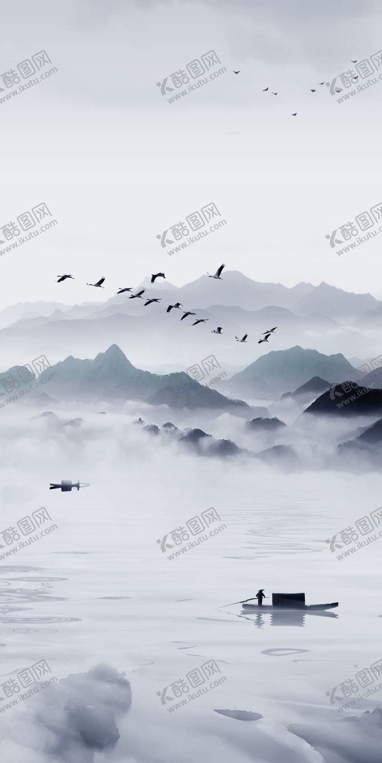 编号：01639509181822359570【酷图网】源文件下载-玄关山水