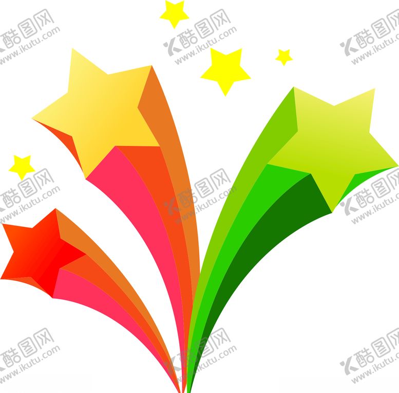 编号：67140410292339087471【酷图网】源文件下载-渐变星星