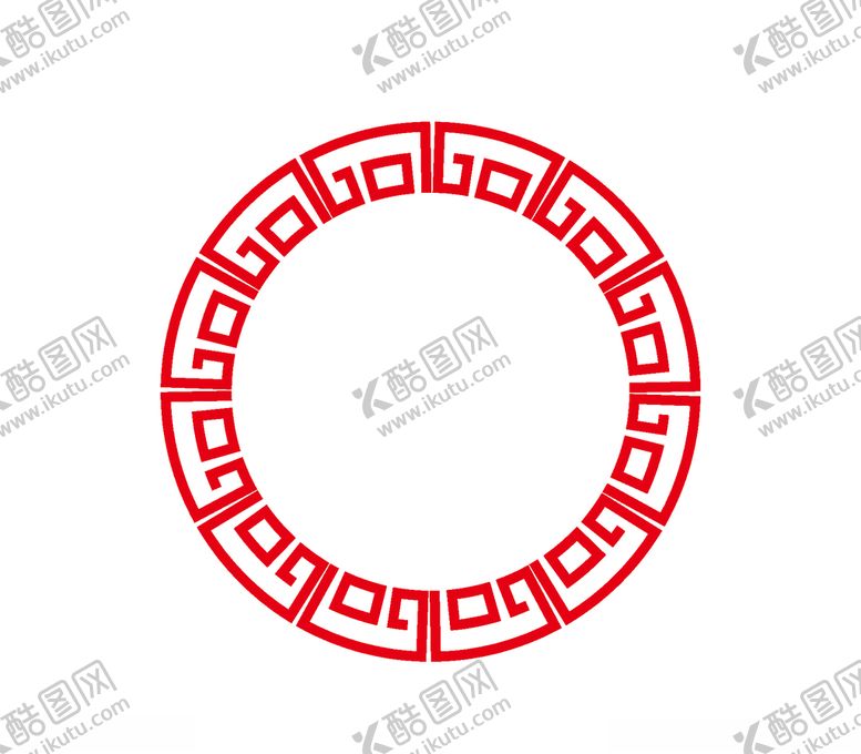 编号：17919505030004524738【酷图网】源文件下载-中式古典圆形花纹
