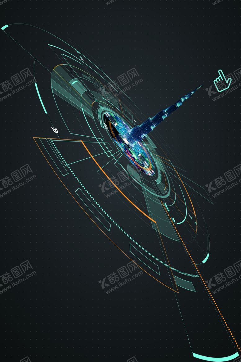 编号：69401809221836361457【酷图网】源文件下载-科技背景海报背景展板背景