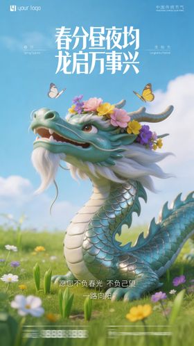 春分龙抬头节气海报