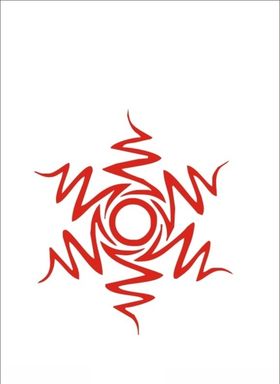 矢量圆形格窗花纹格子艺术边框