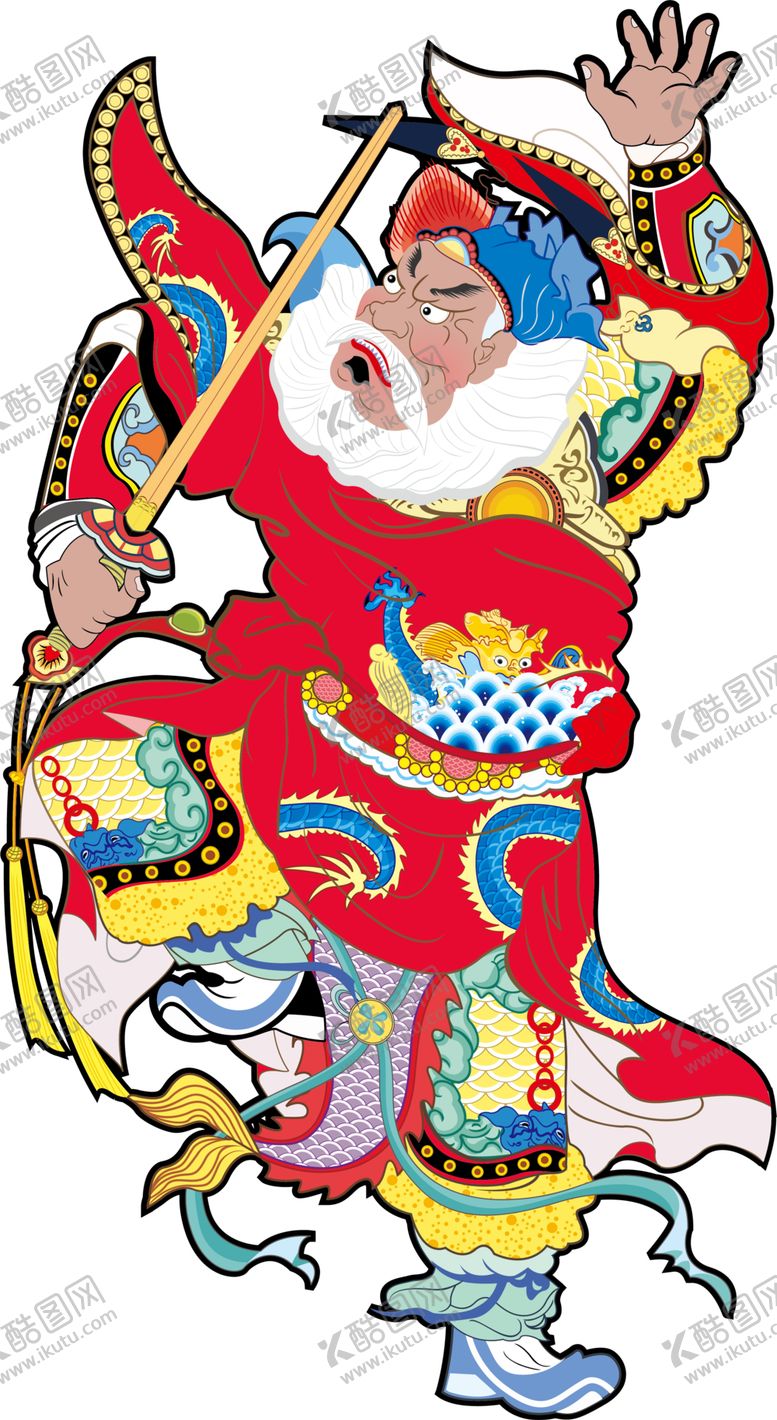 编号：19060802030914465559【酷图网】源文件下载-门神 财神 