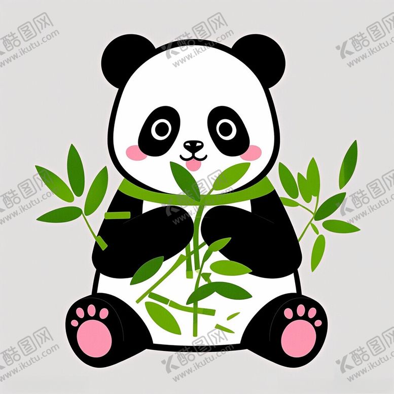 编号：95260702190443083299【酷图网】源文件下载-萌趣可爱熊猫