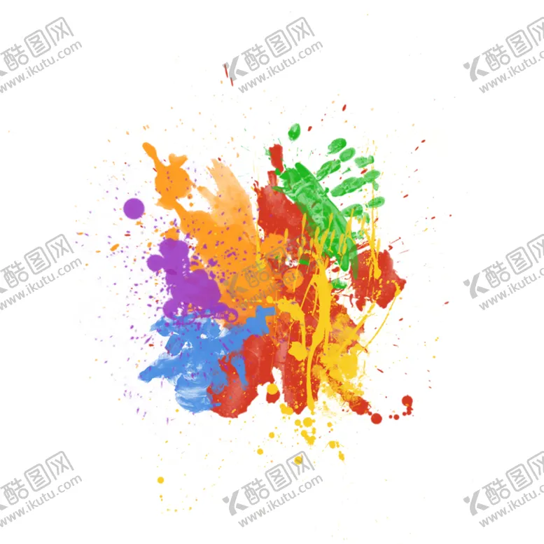 编号：36051509090008565189【酷图网】源文件下载-彩色墨迹