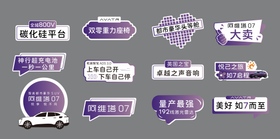 汽车手举牌