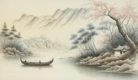 山水画国装饰中国
