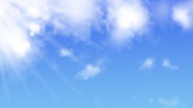 夏日蓝天