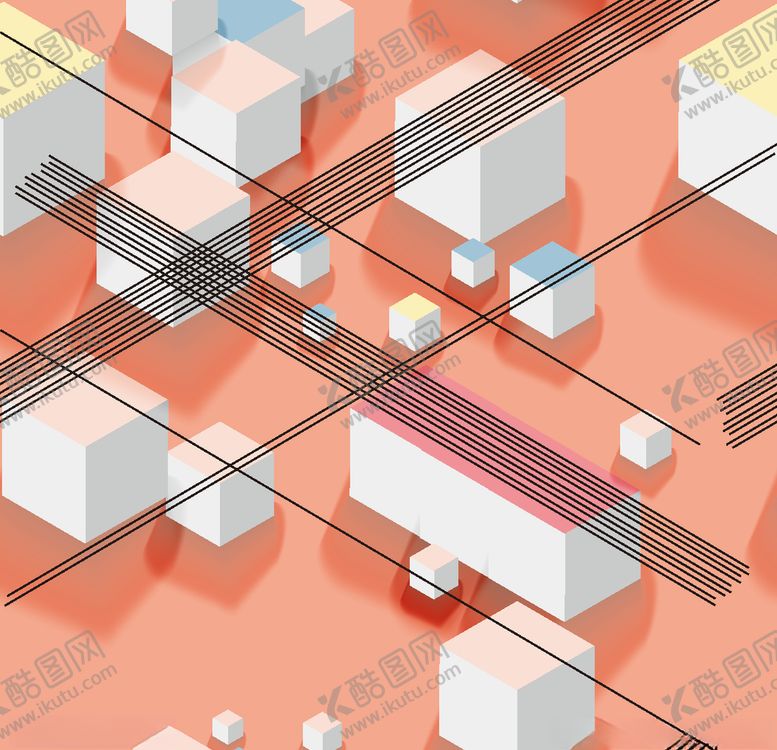编号：65483910111010462452【酷图网】源文件下载-抽象几何数码印花