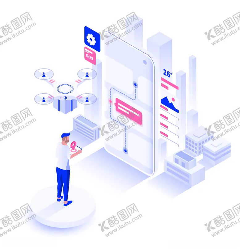 编号：57838304171244531046【酷图网】源文件下载-移动通信插画