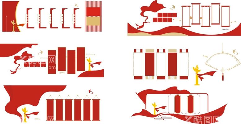 编号：61011512060959482302【酷图网】源文件下载-党建边框图片